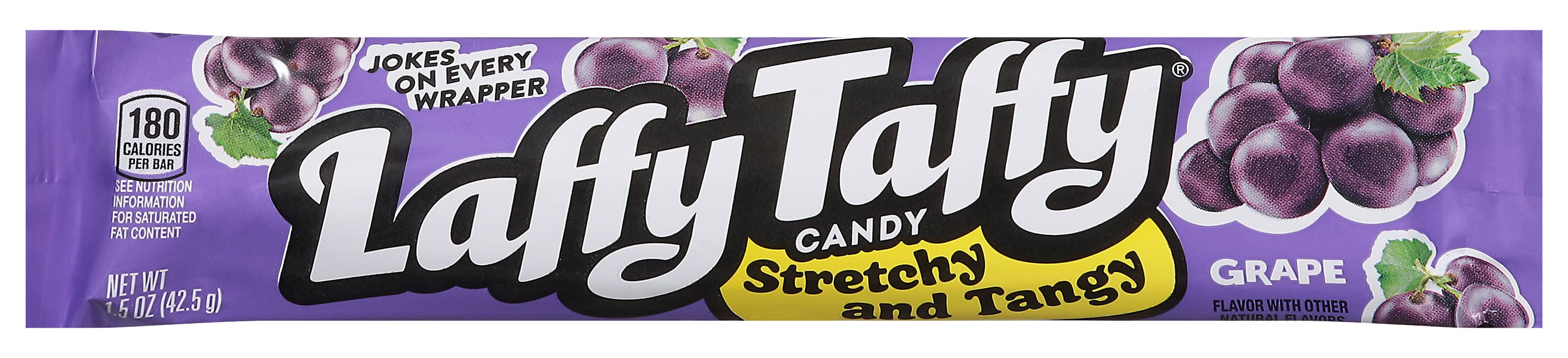 Laffy Taffy Stretchy & Tangy Candy, Grape (1.6 oz)