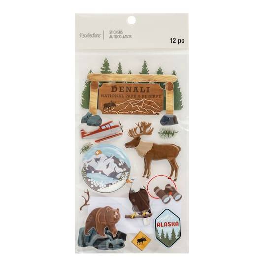 Denali National Park Dimensional Stickers By Recollections