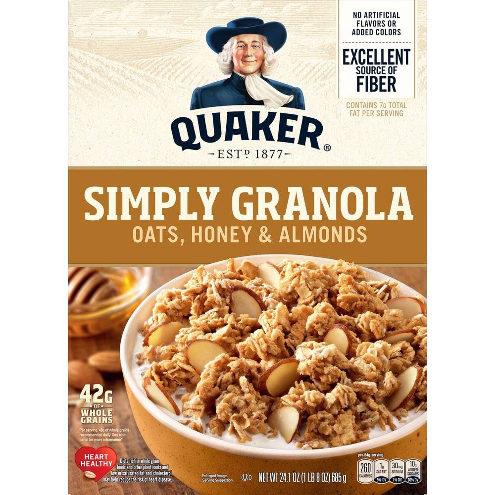 Quaker Simply Granola Oats Honey & Almonds