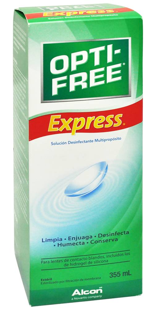 OPTI-FREE EXPRESS SOL LIMPIEZA FCO*355ML