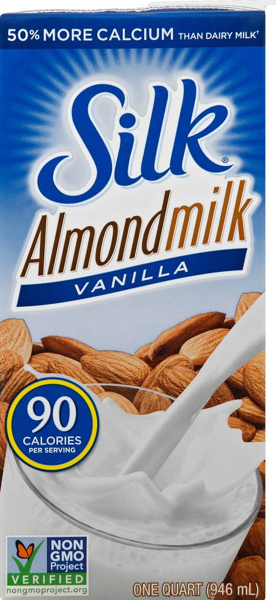 Silk Dairy Free Vanilla Almondmilk (1 qt)