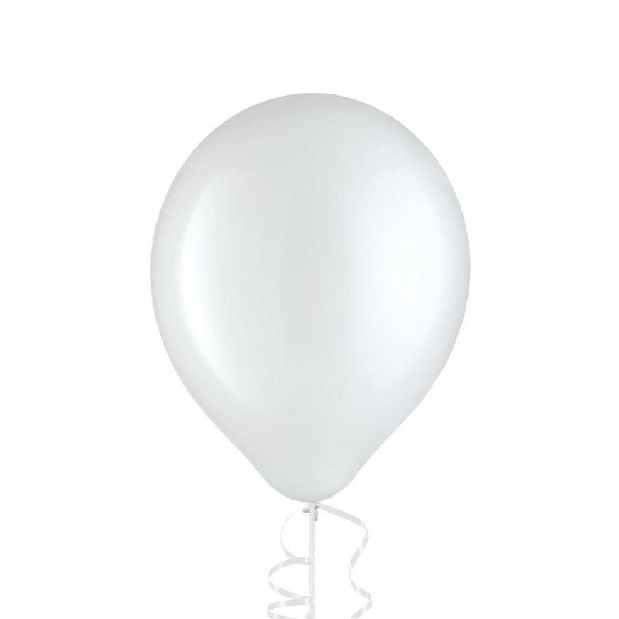 Uninflated 1ct, 12in, White Balloon