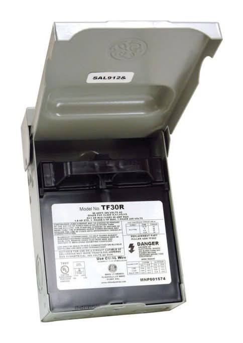 Ge 30 Amps Fusible 2-Pole Ac Disconnect