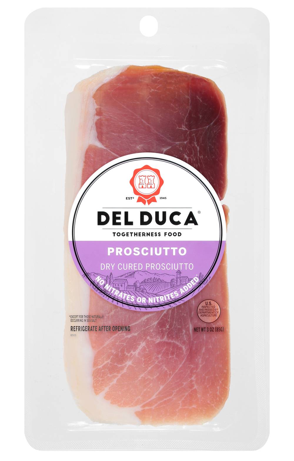 Del Duca Dry Cured Prosciutto (3 oz)