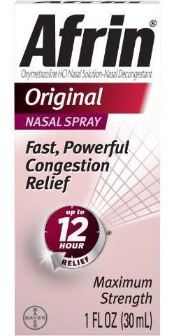 Afrin Nasal Spray Original .5oz