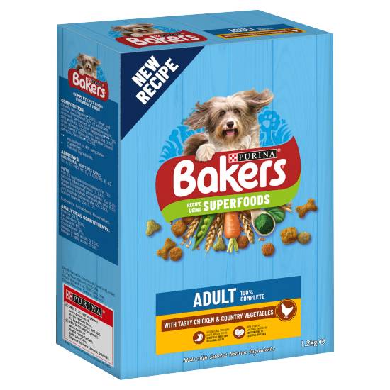 Purina Bakers Adult Chicken & Vegetable 1.2kg