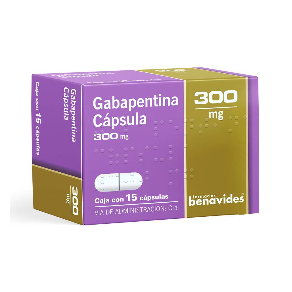 Almus gabapentina cápsulas 300 mg