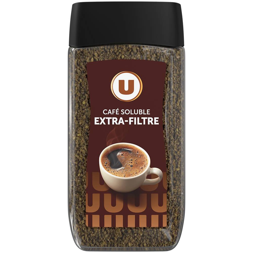 U - Café soluble lyophilisé extra filtre (200 g)
