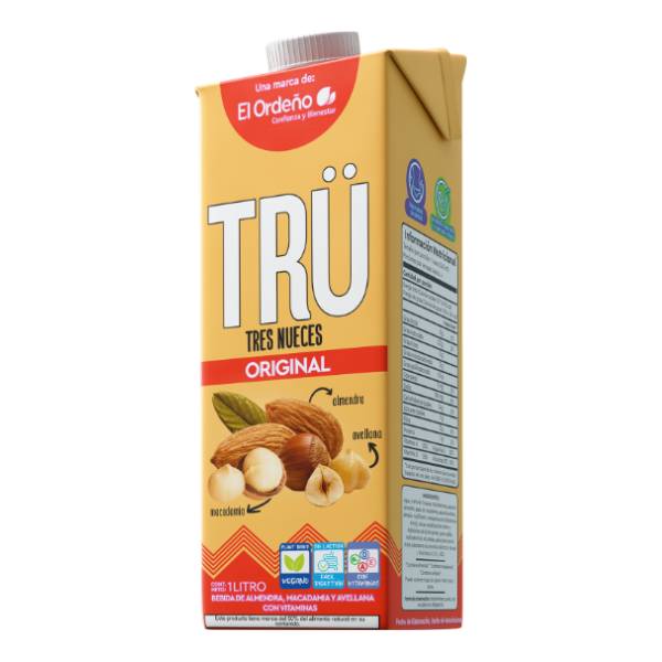 Tru Bebida Tres Nueces Con Azucar 1 L