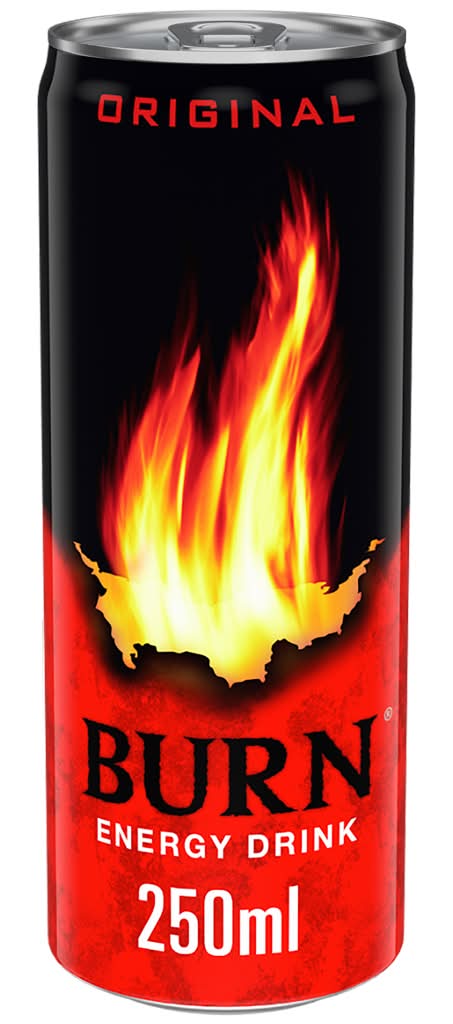 Burn - Bebida energética lata, garrafa de 250 ml
