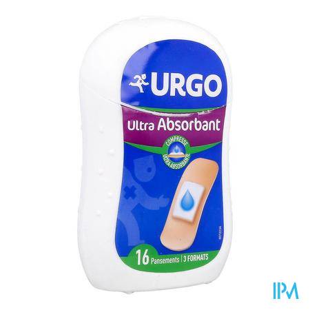 Urgo Ultra Absorbant Pansement 3formats X16 Pansement - Premiers soins