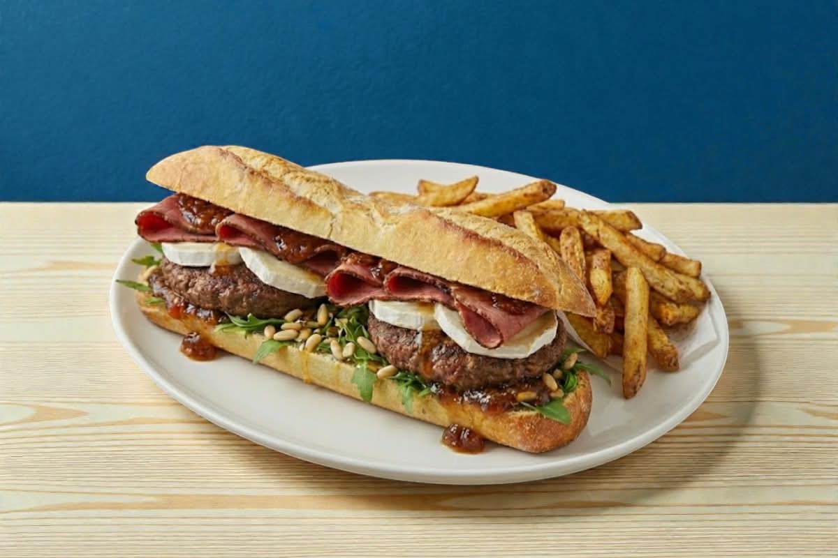 Sandwich Baguette Saint Germain 🥩 🍯 🇫🇷 ✨