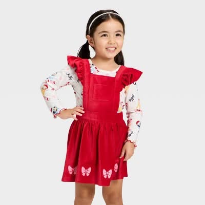 2t christmas dress Mouse Parks Cookie Gingerbread Christmas Dress + Bow, Medium-3t