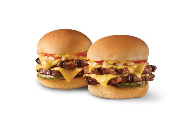 Two Double Charbroiled Sliders