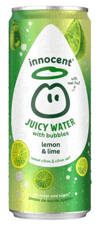 innocent Lemon & Lime, Juicy Water With Bubbles (330ml)