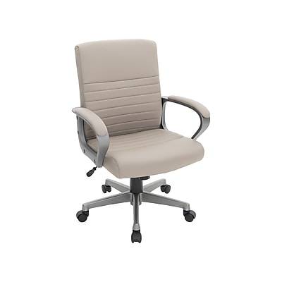 Staples Tervina Ergonomic Luxura Swivel Manager Chair, Taupe (56905V-CC)
