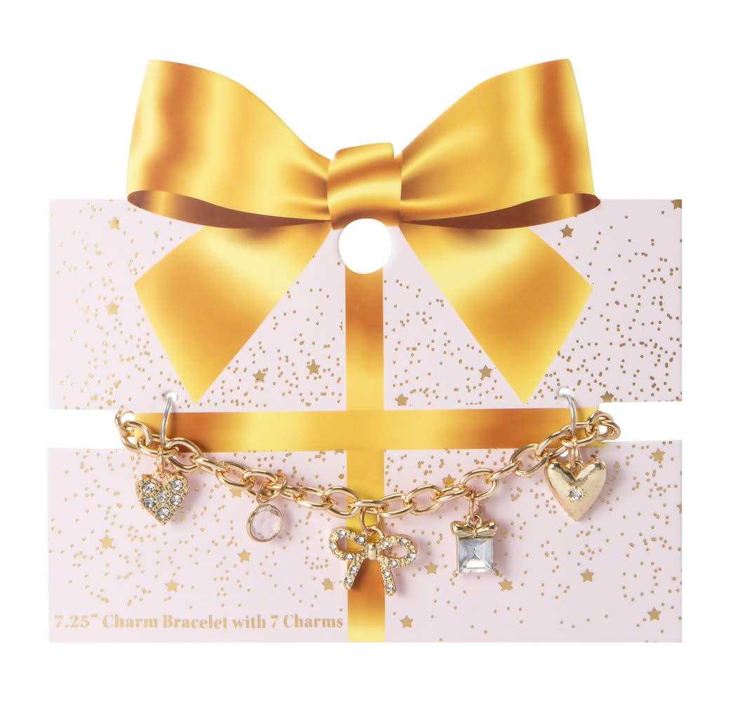 Charm Bracelets Gold Bow