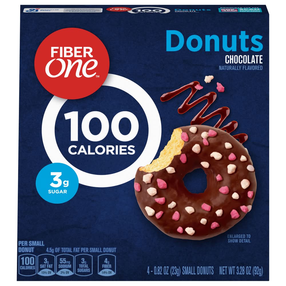 Fiber One Chocolate Donuts (0.82 oz, 4 ct)