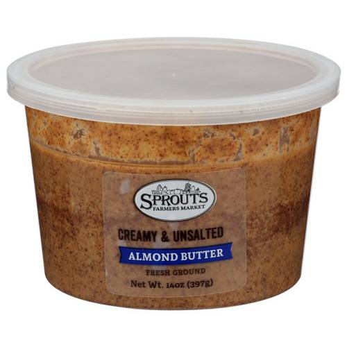 Sprouts Creamy and Unsalted Almond Butter