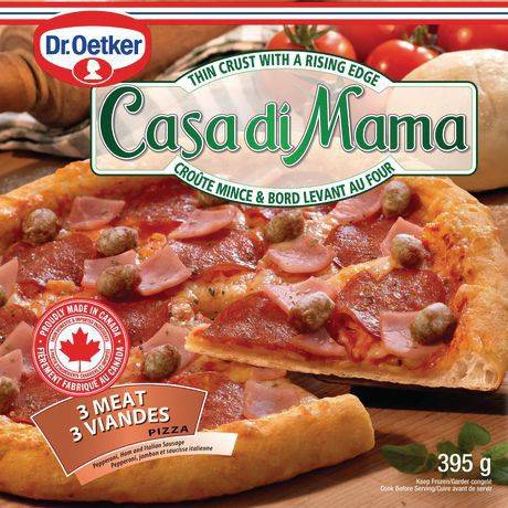 Dr. oetker pizza à la viande casa di mama (395 g) - casa di mama 3 meat pizza (395 g)