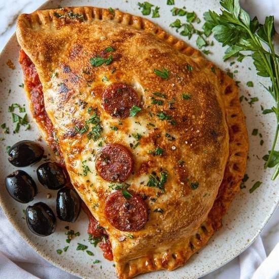 Calzone napoletana soufflée 🍅🧀🌶️