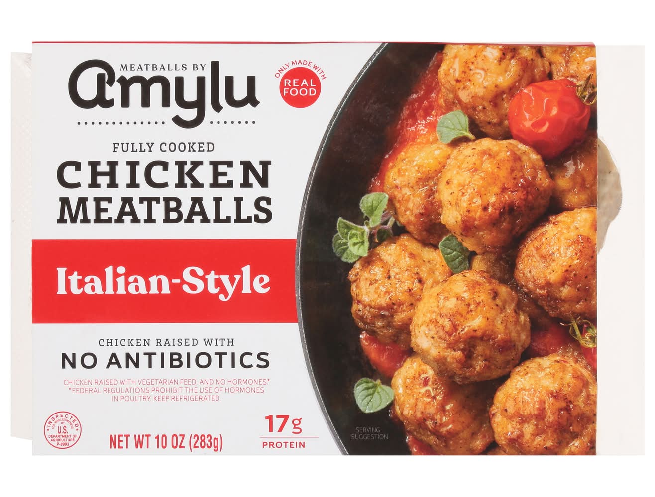 Amylu Foods Italian-Style Chicken Meatballs (10 oz)