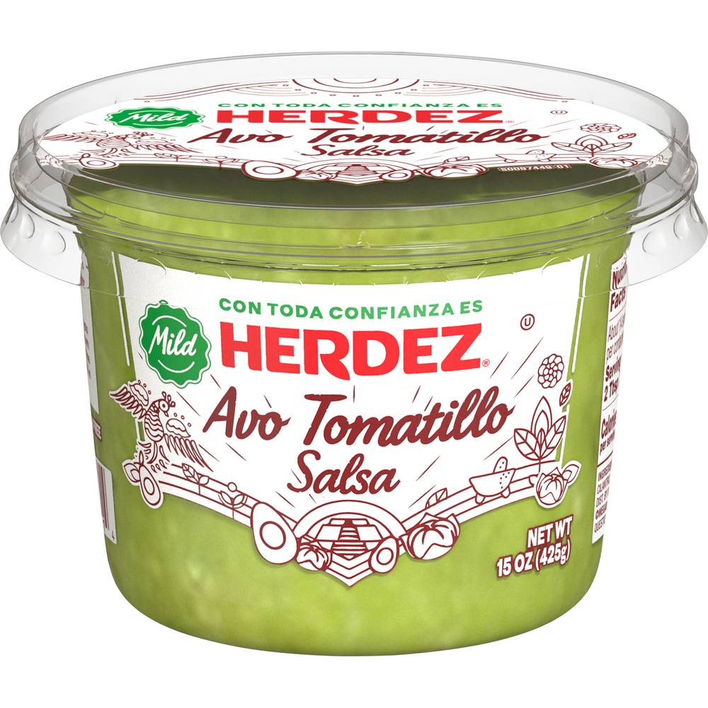 Herdez Mild Salsa, Avo, Tomatillo (15 oz)