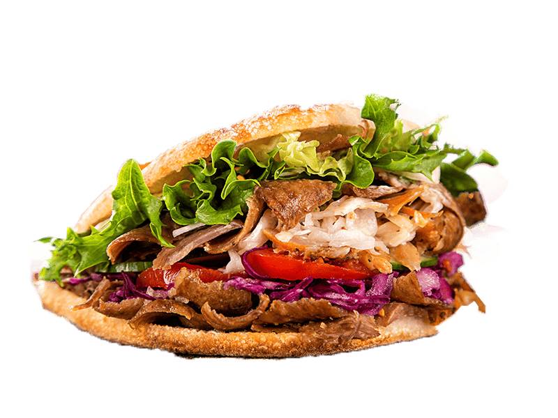 Sandwich classique kebab