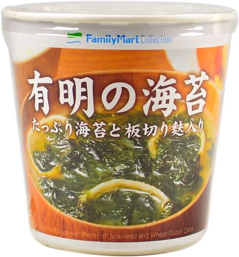 日本全家海苔味噌杯湯