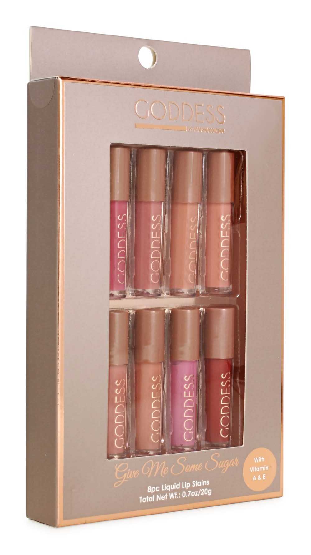 Goddess Lip Stain 8-Piece Give Me Some Sugar Collection