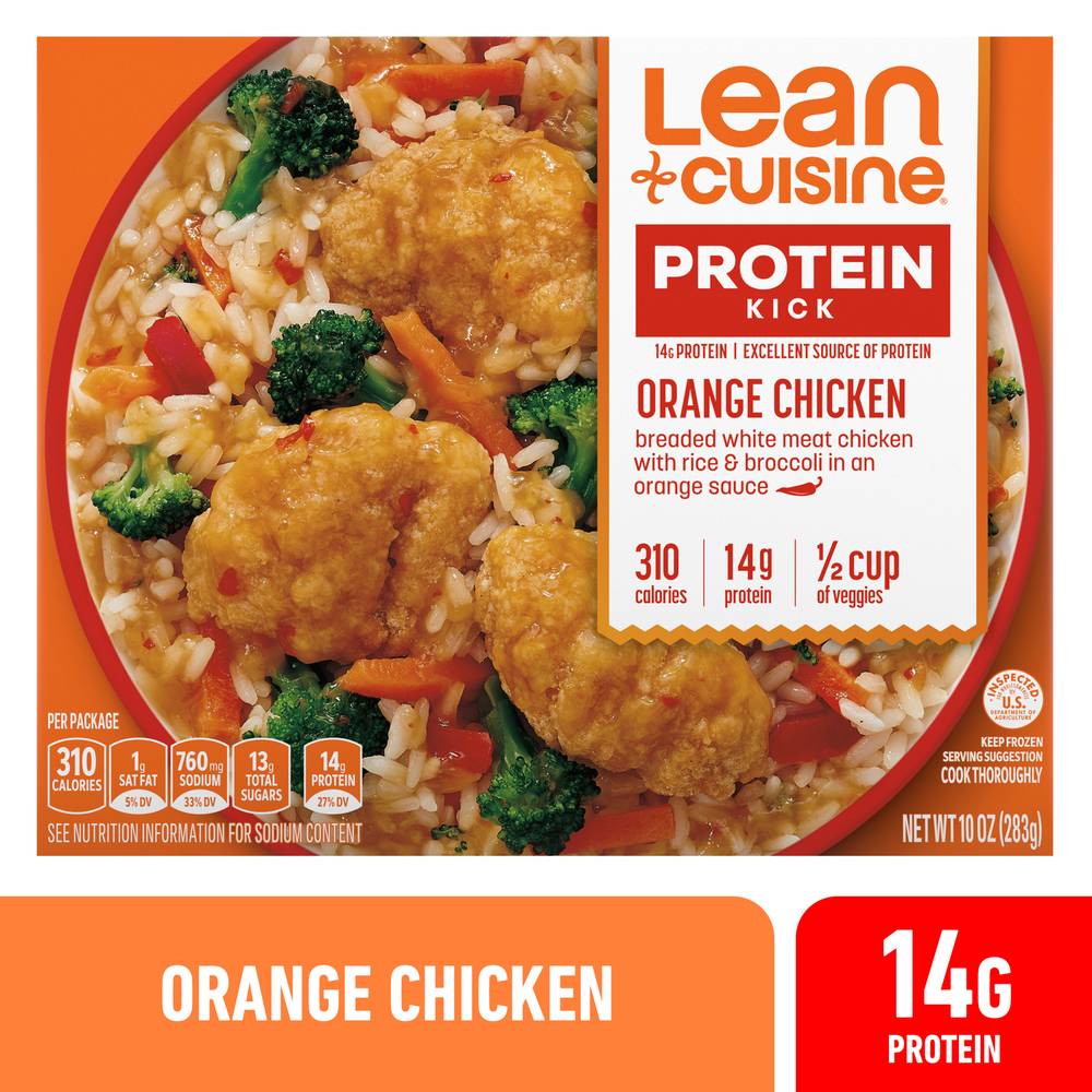 Lean Cuisine Protein Kick Frozen Meal Orange Chicken (10 oz)