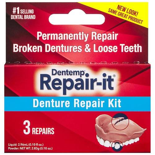 Dentemp Repair-It Advanced Formula Denture Repair Kit - 1.0 ea