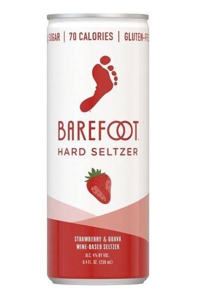 Barefoot Strawberry & Guava Hard Seltzer (250 ml)