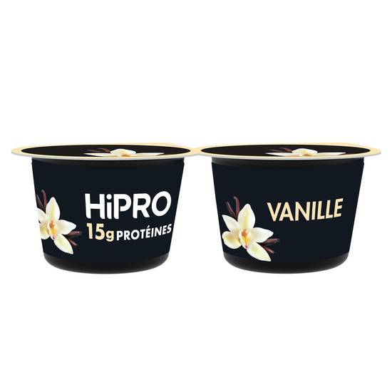 Hipro - Yaourts protéinés à la vanille (2 pièces)