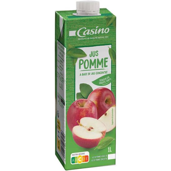 CASINO - Jus de pomme - A base de concentré - 1l