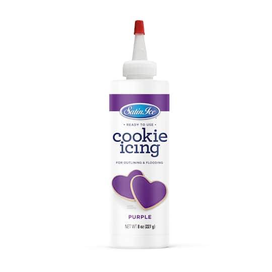 Satin Ice Ready To Use Cookie Icing, Purple (8 oz)