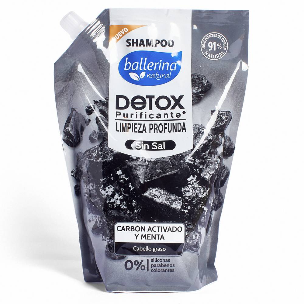 Ballerina shampoo detox limpieza profunda (doypack 750 ml)