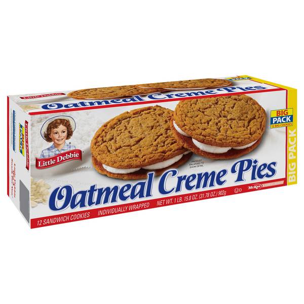 Little Debbie Oatmeal Creme Pies Big Pack 12Ct