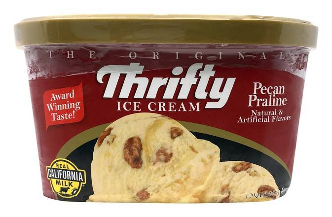 Thrifty Pecan Praline Ice Cream (1.5 quart)