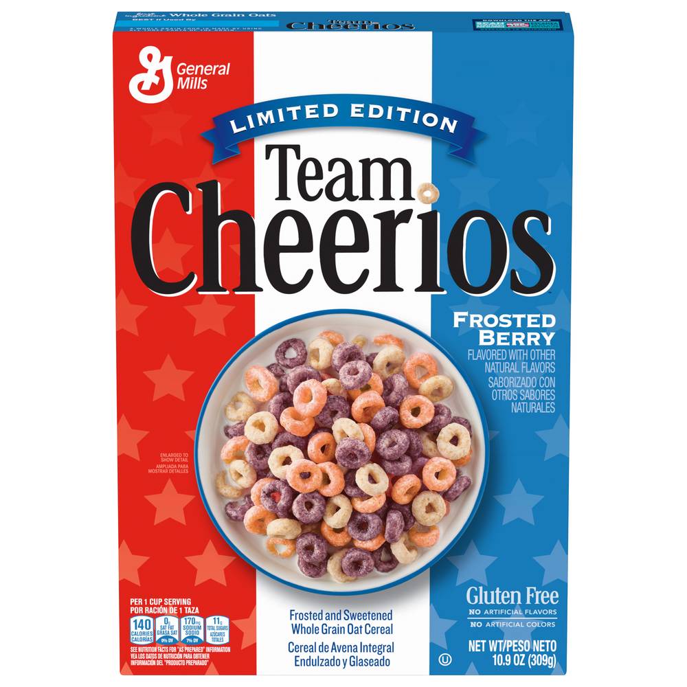 Cheerios Frosted Berry Flavored Whole Grain Oat Cereal (10.9 oz)