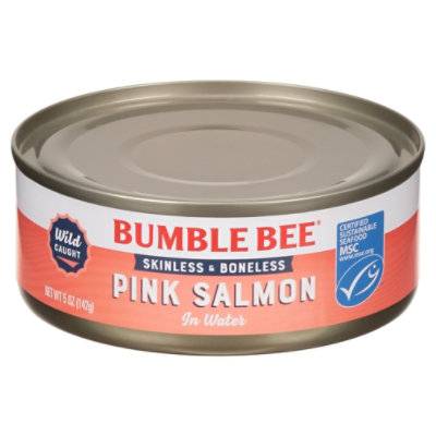 Bumble Bee Salmon Pink Skinless & Boneless Tuna Style In Water - 5 Oz