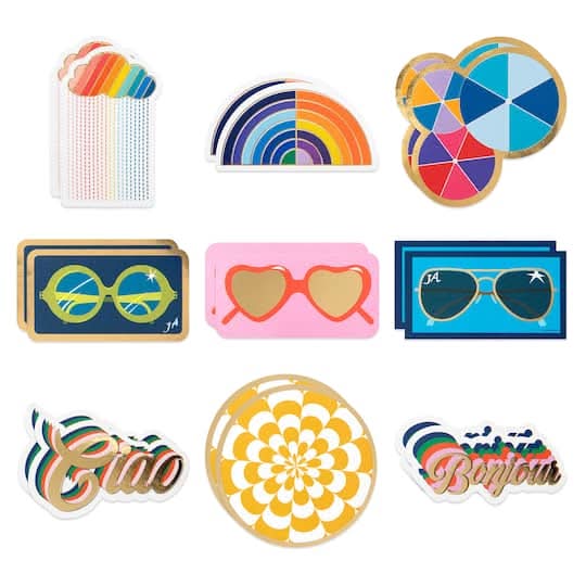 Jonathan Adler X Michaels Summer Sorbet Vinyl Stickers
