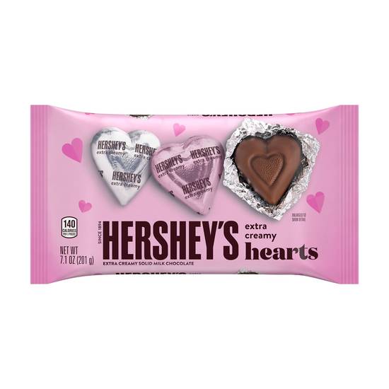 Order HERSHEY'S Extra Creamy Milk Chocolate Hearts Candy,Valentine's Day, 7.1 oz food online from CVS store, VIENNA on bringmethat.com