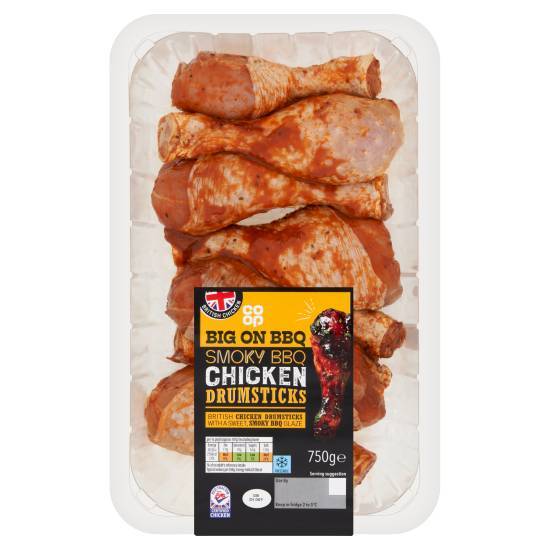 Co-Op Big on Bbq Smoky Bbq Chicken Drumsticks