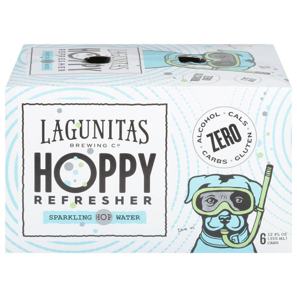 Lagunitas Hop Refresher Sparkling Water (6 x 12 fl oz)