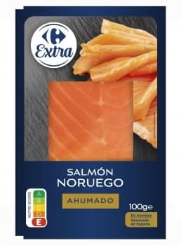Salmón ahumado noruego Carrefour Extra 100 g
