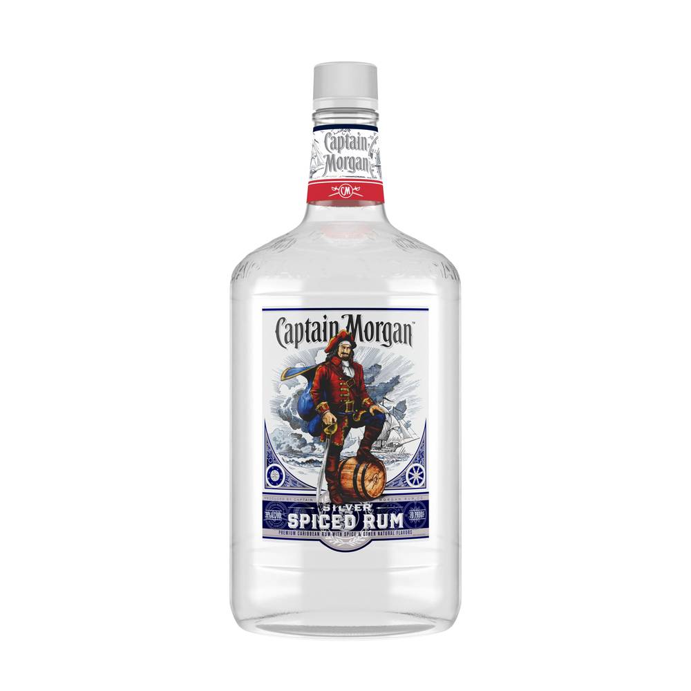 Captain Morgan Silver Spiced Rum (1.75 L)