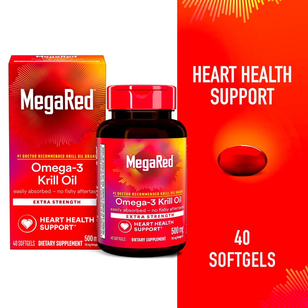 Schiff Megared Superior Omega-3 Krill Oil Softgels (3.2 oz, 40 ct)