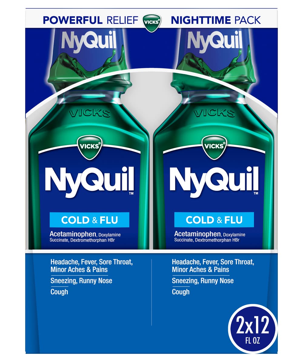 Vicks Nyquil Cold & Flu (24 fl oz)