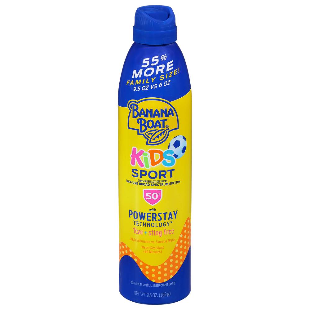 Banana Boat Kids Sport Sunscreen Spray Spf 50+